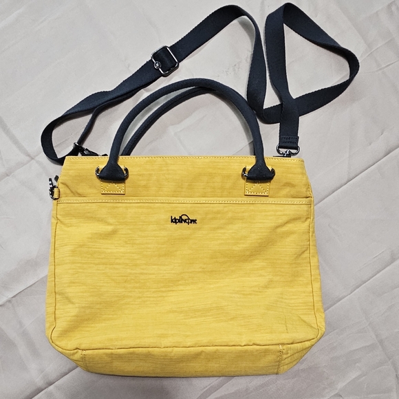 EUC Kipling Caralisa Medium Tote in Dazz Corn | Lightweight Crossbody Purse - Picture 2 of 8